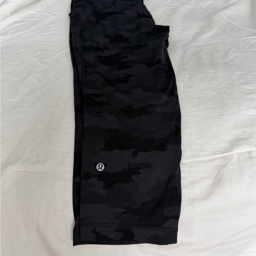 lululemon athletica Black Camo Leggings